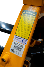 Тележка гидравлическая 2500 кг 1150 мм XILIN BFC25 с весами (полиуретановые колеса)