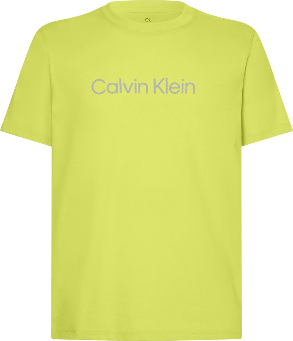 Мужская теннисная футболка Calvin Klein PW SS T-shirt - зеленый