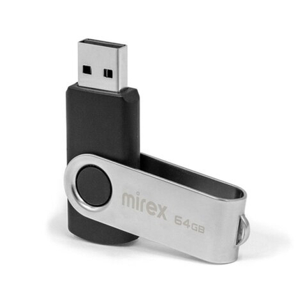 Флешка 64-GB MIREX MIREX SWIVEL USB-2.0