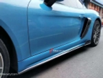 Карбоновые боковые юбки для Porsche 718 Boxster/Cayman 2016+ Порше