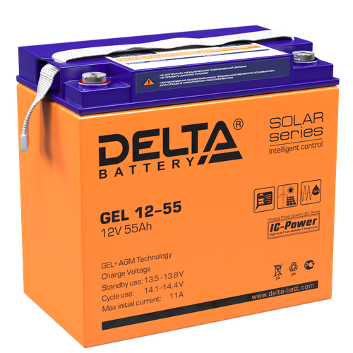 Аккумуляторные батареи DELTA GEL 12-55