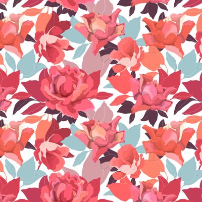 Принт с розами