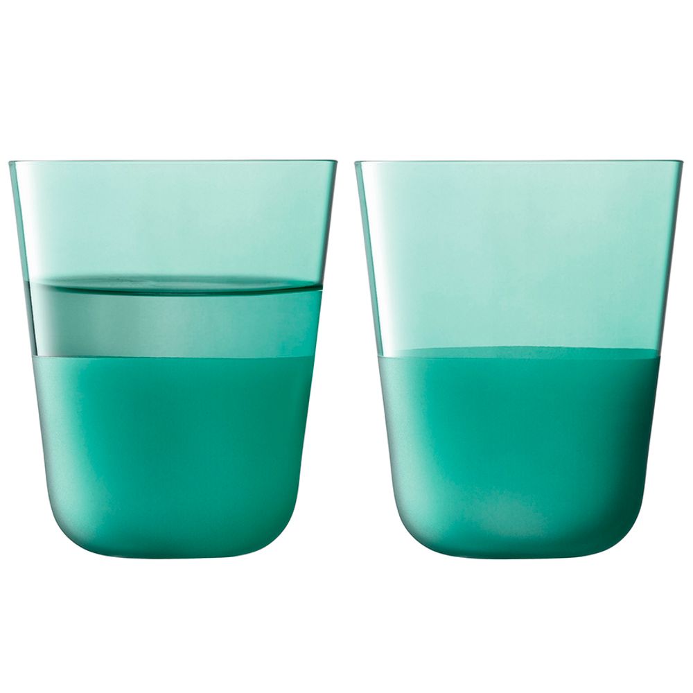 Набор стаканов Arc Contrast, 380 мл, бирюзовые, 2 шт.