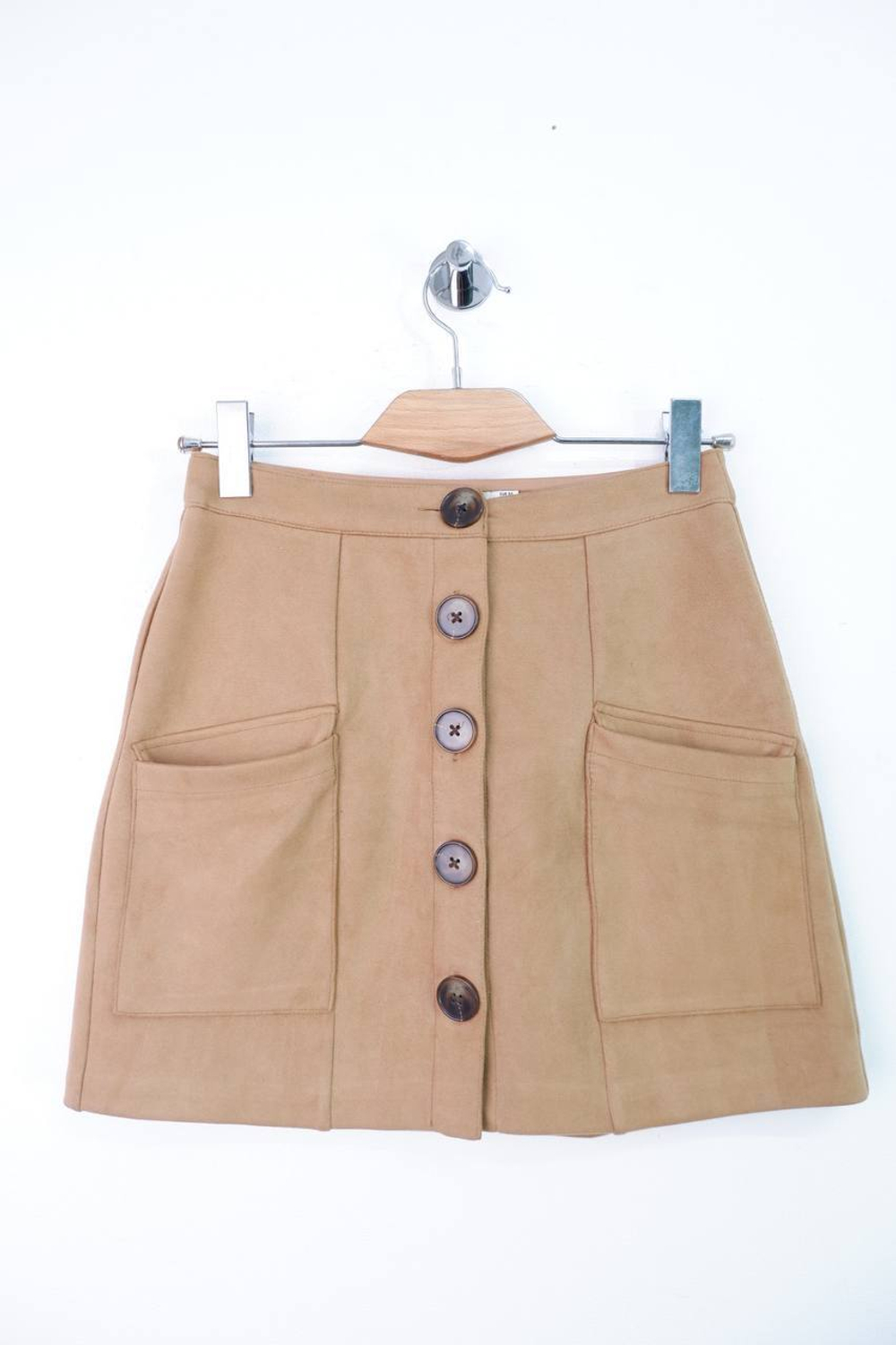 Юбка Stradivarius замшевая, маркировка 36, визуально 42 размер