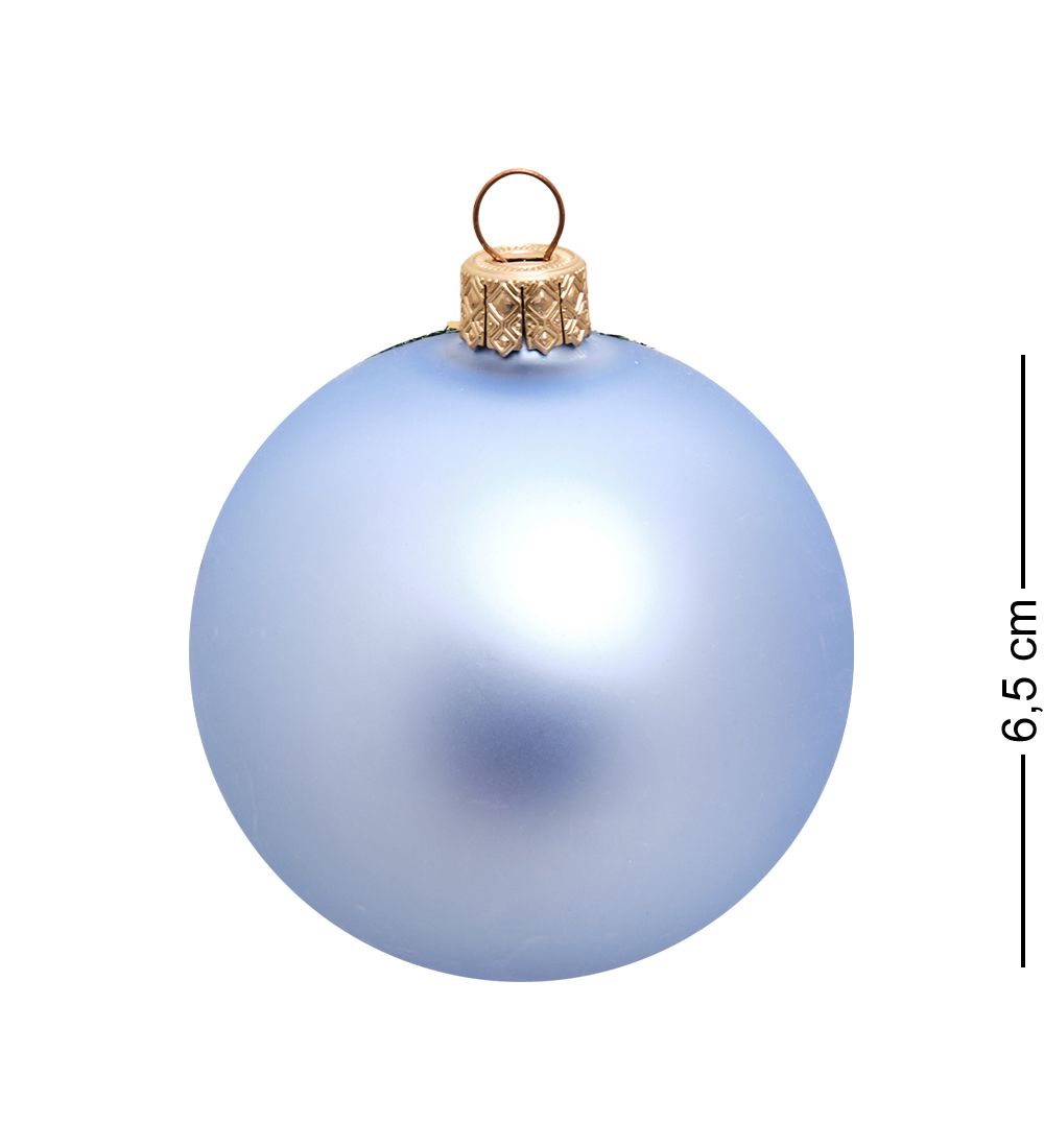 НФШ-1397 Ел. украшение Шар «Дед Мороз» 65 мм