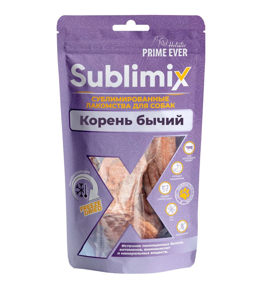 Лакомство Prime Ever Sublimix для собак Корень бычий 65 г