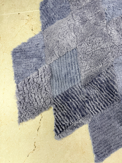 Меховой Коврик прикроватный накидка на кресло из овчины