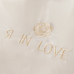 Комплект постельного белья Сатин-Шелк Я IN LOVE на резинке LVR004