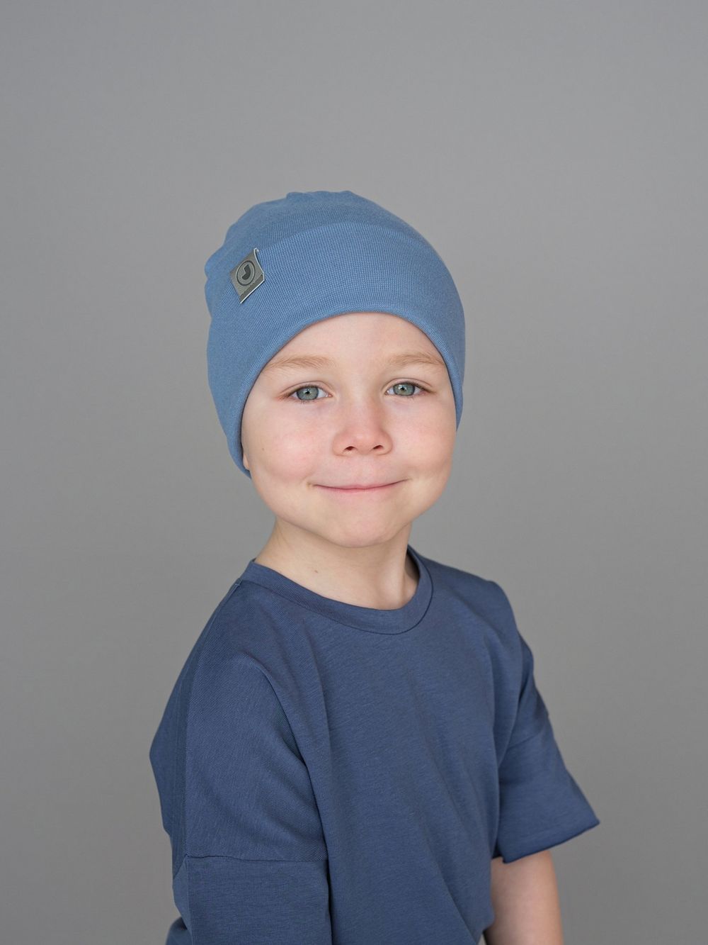 Шапка трикотажная РИО(Джинс)