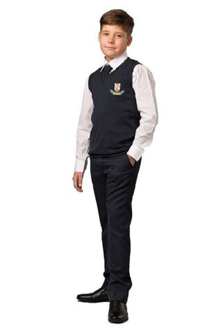 Жилет трикотажный для мальчиков (прежний логотип) АКЦИЯ