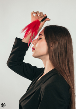 Тиклер Burlesque Plume Red