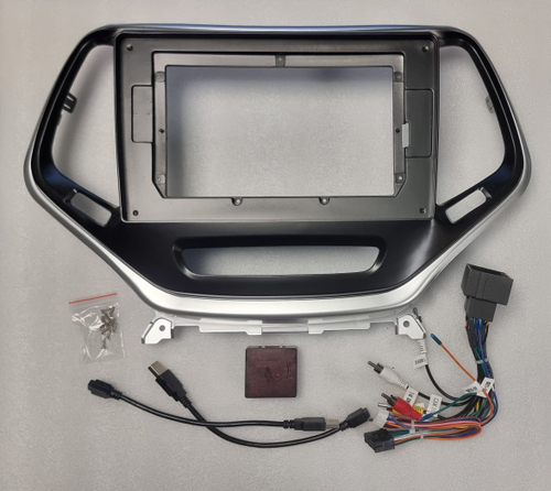 установочный комплект JEEP Cherokee 2014+, рамка + проводка KB-OL-1253