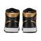 Jordan Air Jordan 1 Винтажные баскетбольные кроссовки MID Топ Черный/золотой Мужские