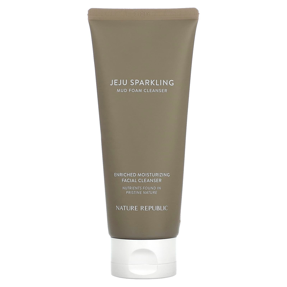 Nature Republic, Jeju Sparkling, очищающая грязевая пенка, 150 мл (5,07 жидк. унц.)