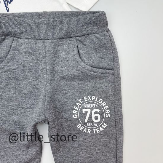 Комплект утепленный "Bear team" графит/бордовый