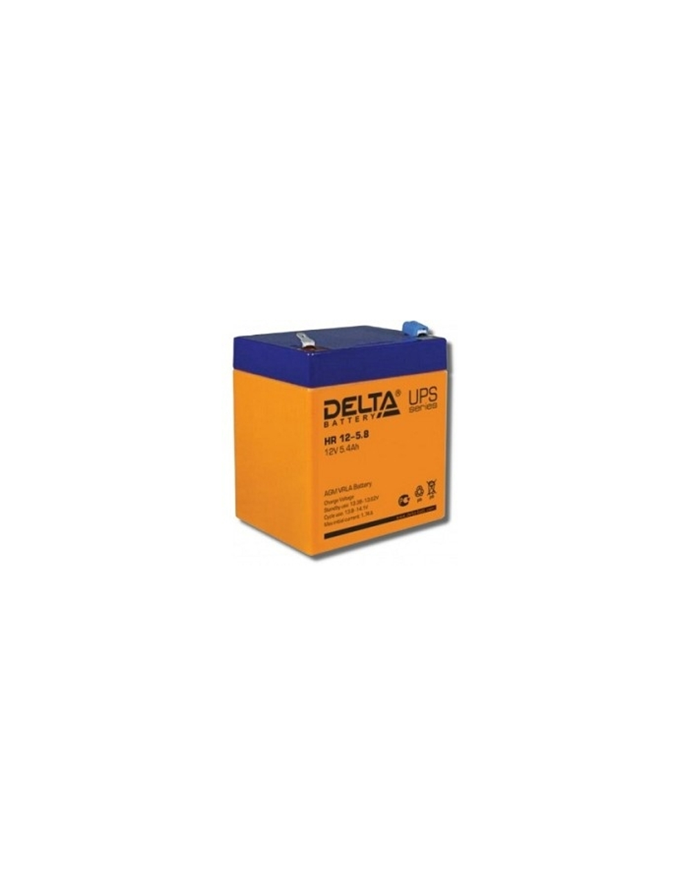 Delta HR 12-5.8 (5.8 А\ч, 12В) свинцово- кислотный аккумулятор