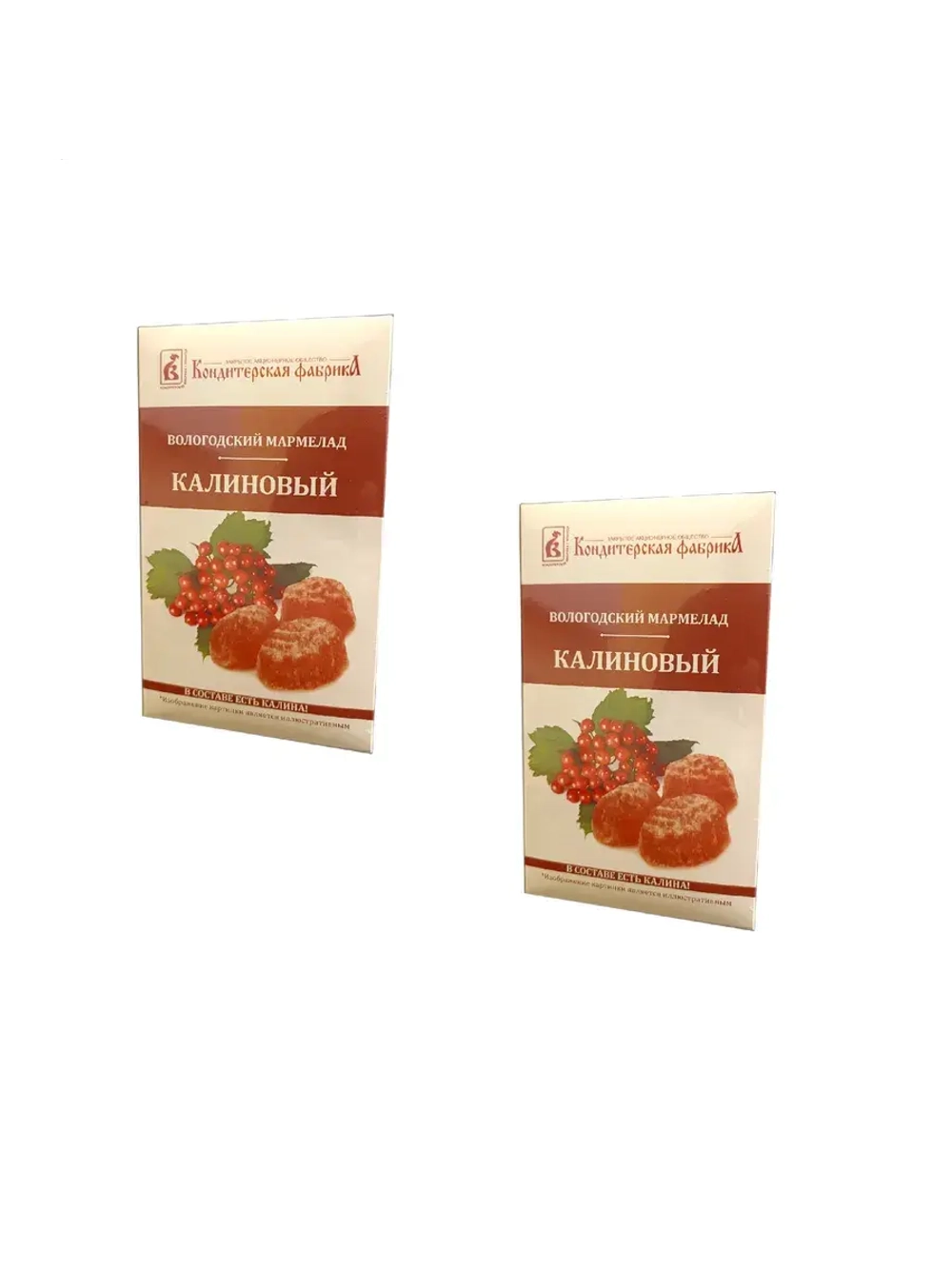 Мармелад Калиновый 280 гр - 2 шт
