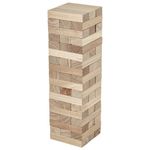 Игра настольная "БАШНЯ", 54 деревянных блока, BRAUBERG HOBBY, 665492