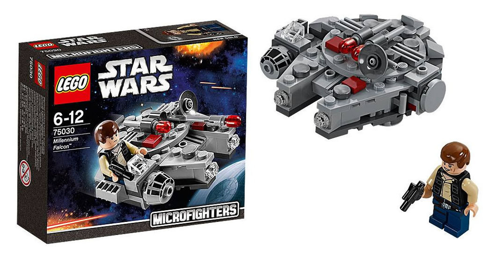 LEGO Star Wars: Сокол Тысячелетия 75030 — Millennium Falcon — Лего Стар ворз Звёздные войны Эпизод