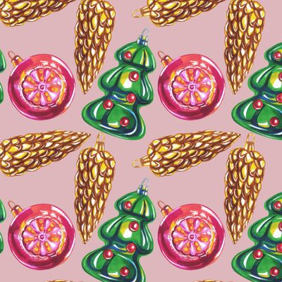 Новогодние ёлочные игрушки