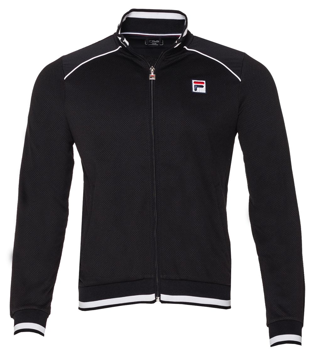 Мужская теннисная кофта Fila Jacket Spike M - black
