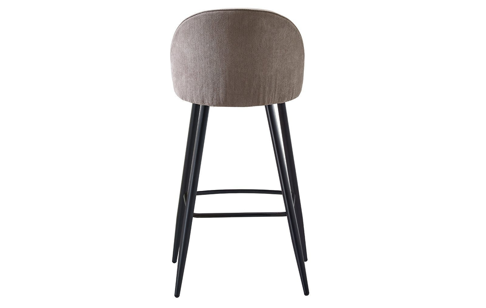 Стул барный 373B бежевый/черный