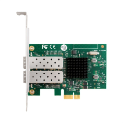 Exegate EX296229RUS Сетевой адаптер ExeGate EXE-82576-F2 (PCI-E x1 v2.0, порты 2xSFP, 10/100/1000Mbps, Gigabit Server NIC Intel Chipset 82576-F2)