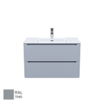 Тумба с умывальником IDDIS Edifice, подвесная, 80 см, светло-серый, EDI80L0i95K