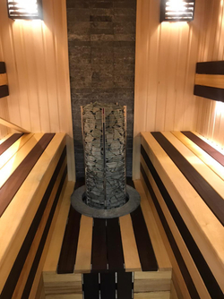 SAWO Электрическая печь TOWER вертикальная, круглая, 9 кВт, TH6-90NS-P, выносной пульт (пульт и блок мощности докупаются отдельно)