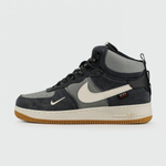 кроссовки Nike Air Force 1 Mid Grey / Light Grey Winter