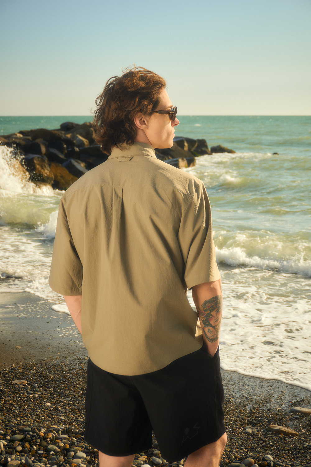 Рубашка Called a Garment Hikercore Shirt "Dusty Olive"