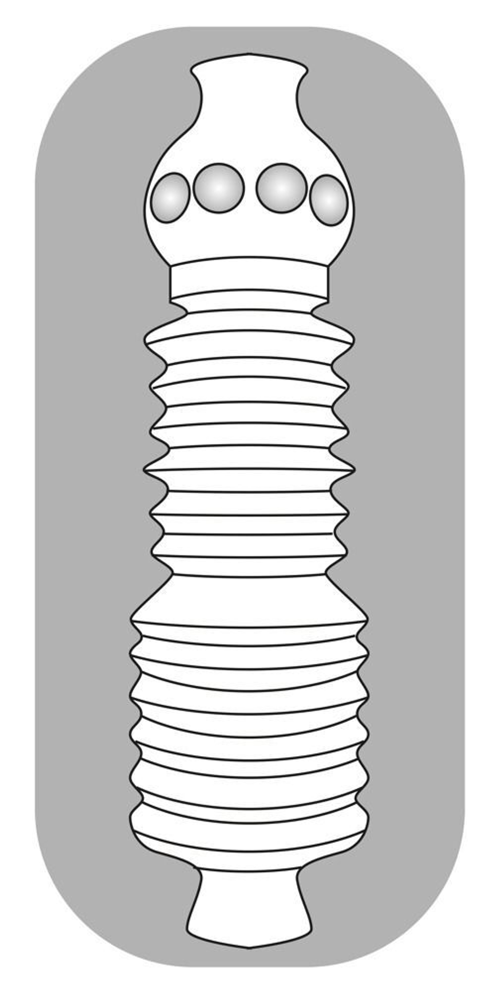 Прозрачный мастурбатор Pocket Masturbator Twister