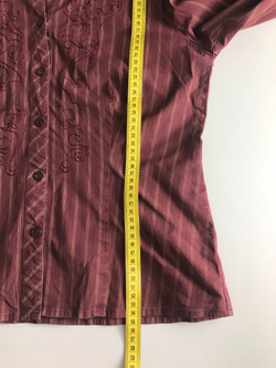 Блузка с вышивкой, маркировка М, визуально на 46 размер