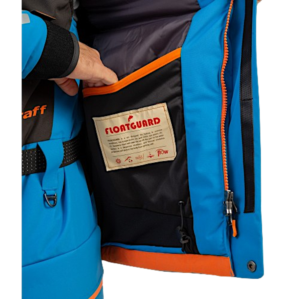 Костюм-Поплавок Graff 215-O-B-3 Зима +5°С -15°С Черный / Голубой Bratex 8/8 -