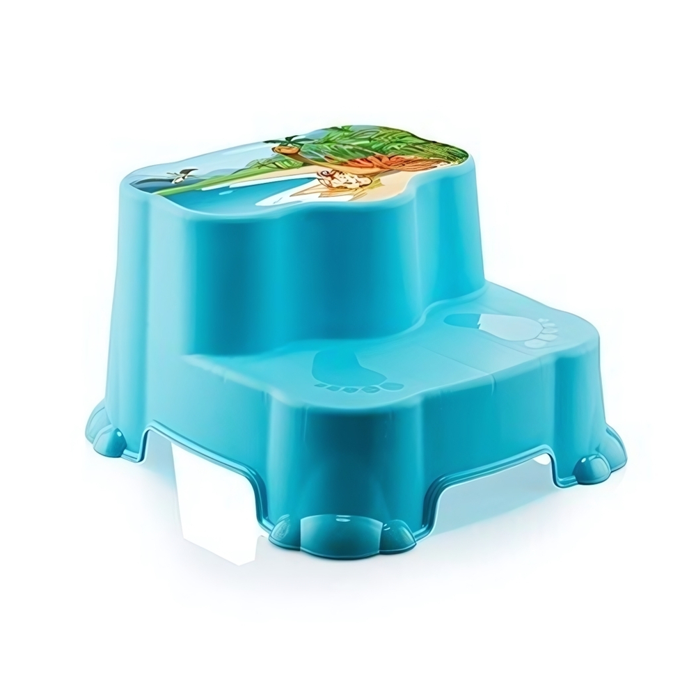 Табурет двухступенчатый детский голубой 06104 гол