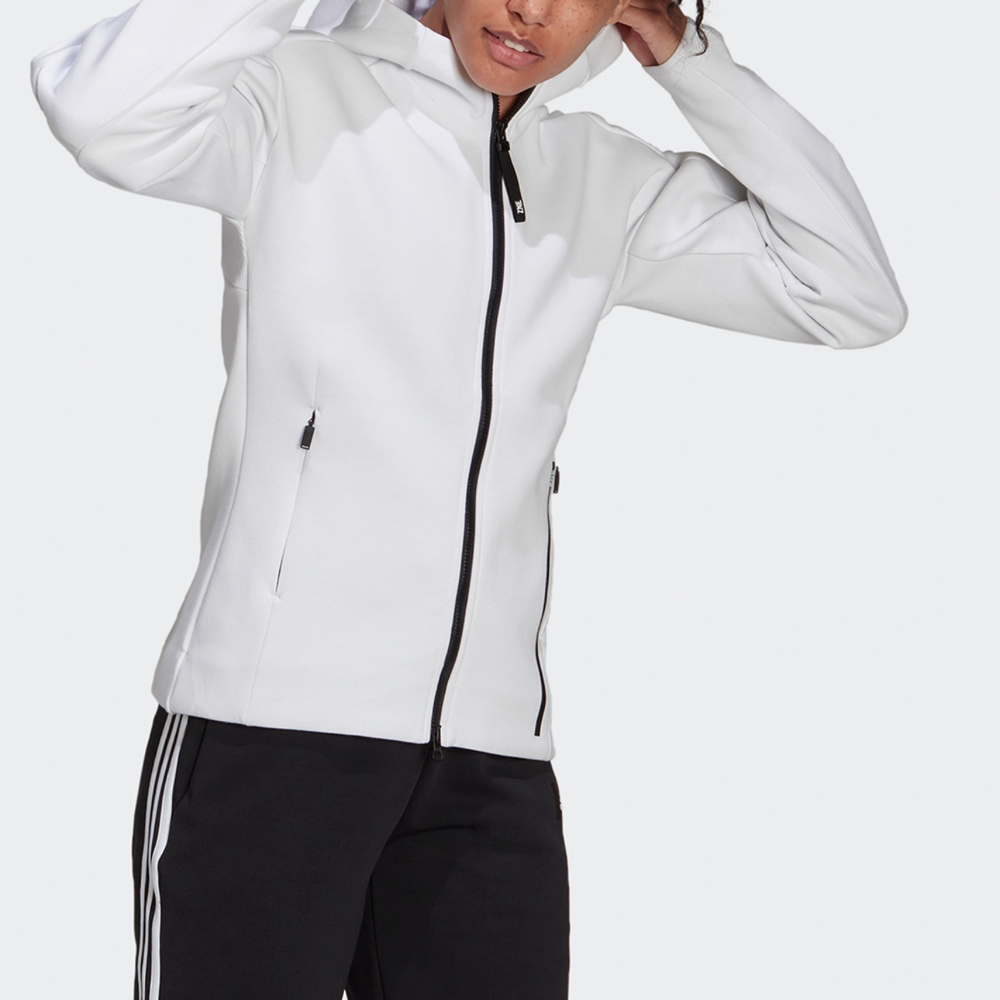 Худи на молнии Adidas Z.N.E., бел.