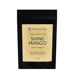 Скраб мерцающий, манго, мандарин, бергамот / Shine mango magical glow MiPASSiON 250 гр