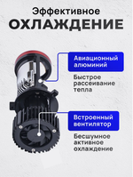 Светодиодные автомобильные H4 BI LED лампы Н4 билед