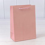 Пакет подарочный 14х20х8см "Фактура" (Розовый)