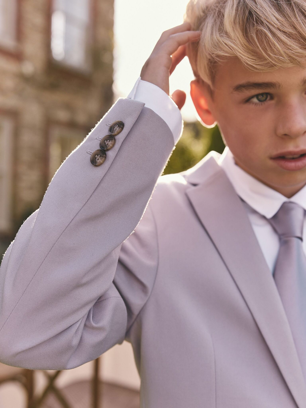 Пиджак для мальчика Next E70-131, Сиреневый