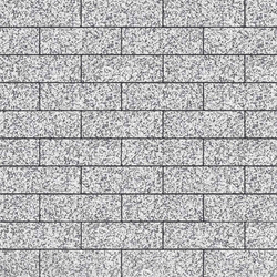 Тротуарная плитка ПРЯМОУГОЛЬНИК 300х100 мм - Стоунмикс Белый с черным