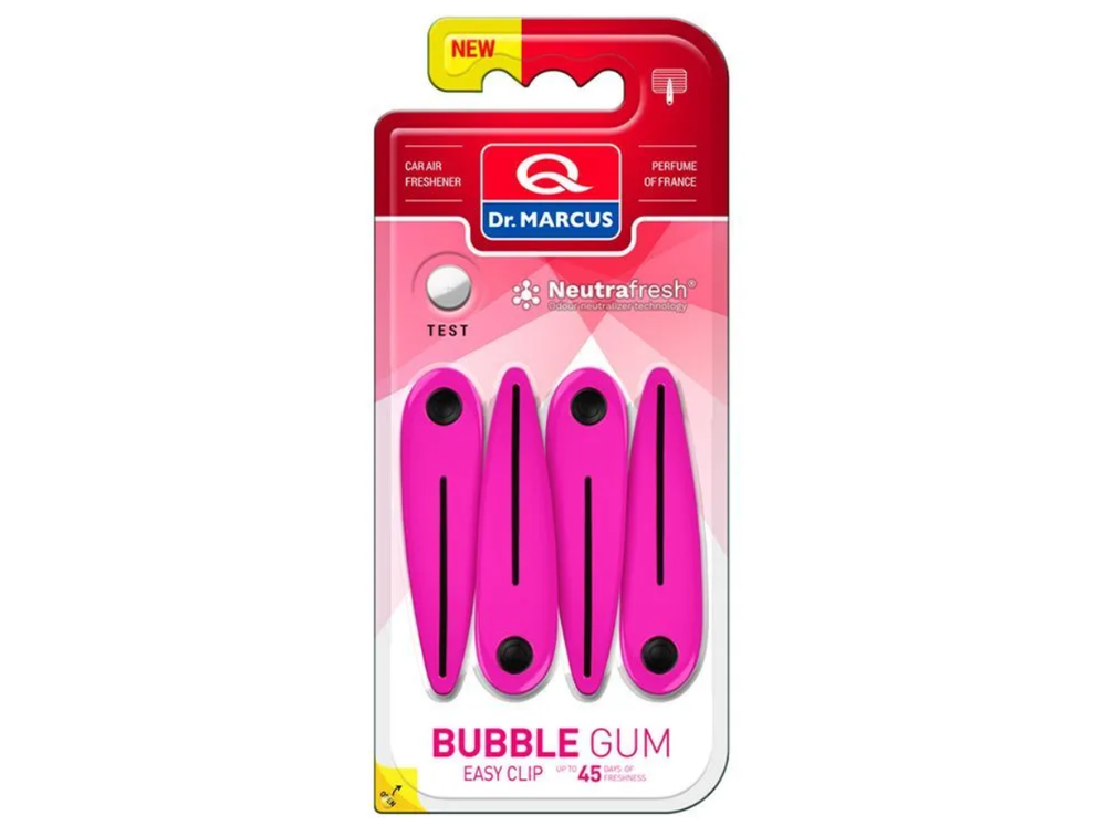 ОСВЕЖИТЕЛЬ ВОЗДУХА НА ДЕФЛЕКТОР  DR.MARCUS EASY CLIP BUBBLE GUM