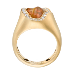 Кольцо с Опалом и Бриллиантами, R0029-49/1