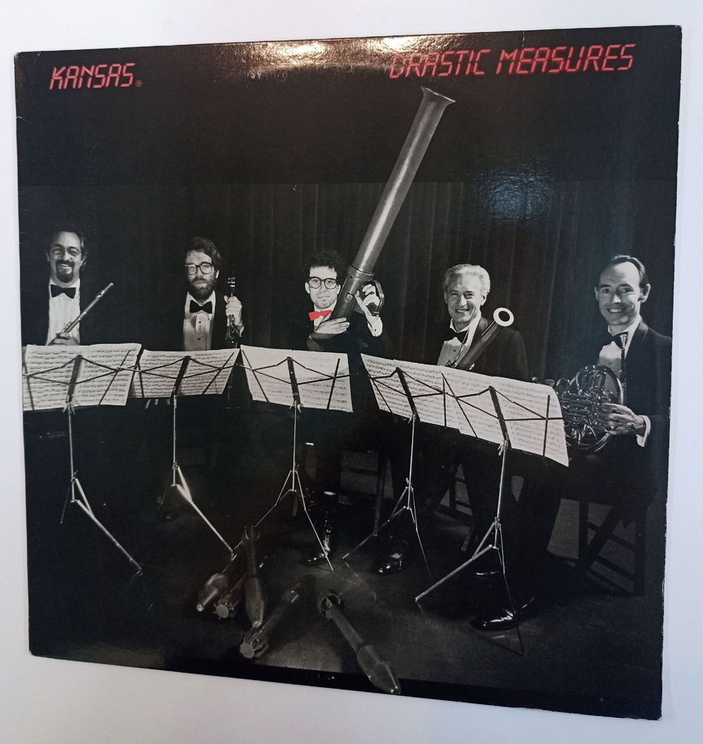 Винтажная виниловая пластинка LP Kansas Drastic Measures (USA 1983)