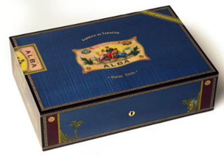 Хьюмидор Elie Bleu ALBA 110 cigars Blue sycamore