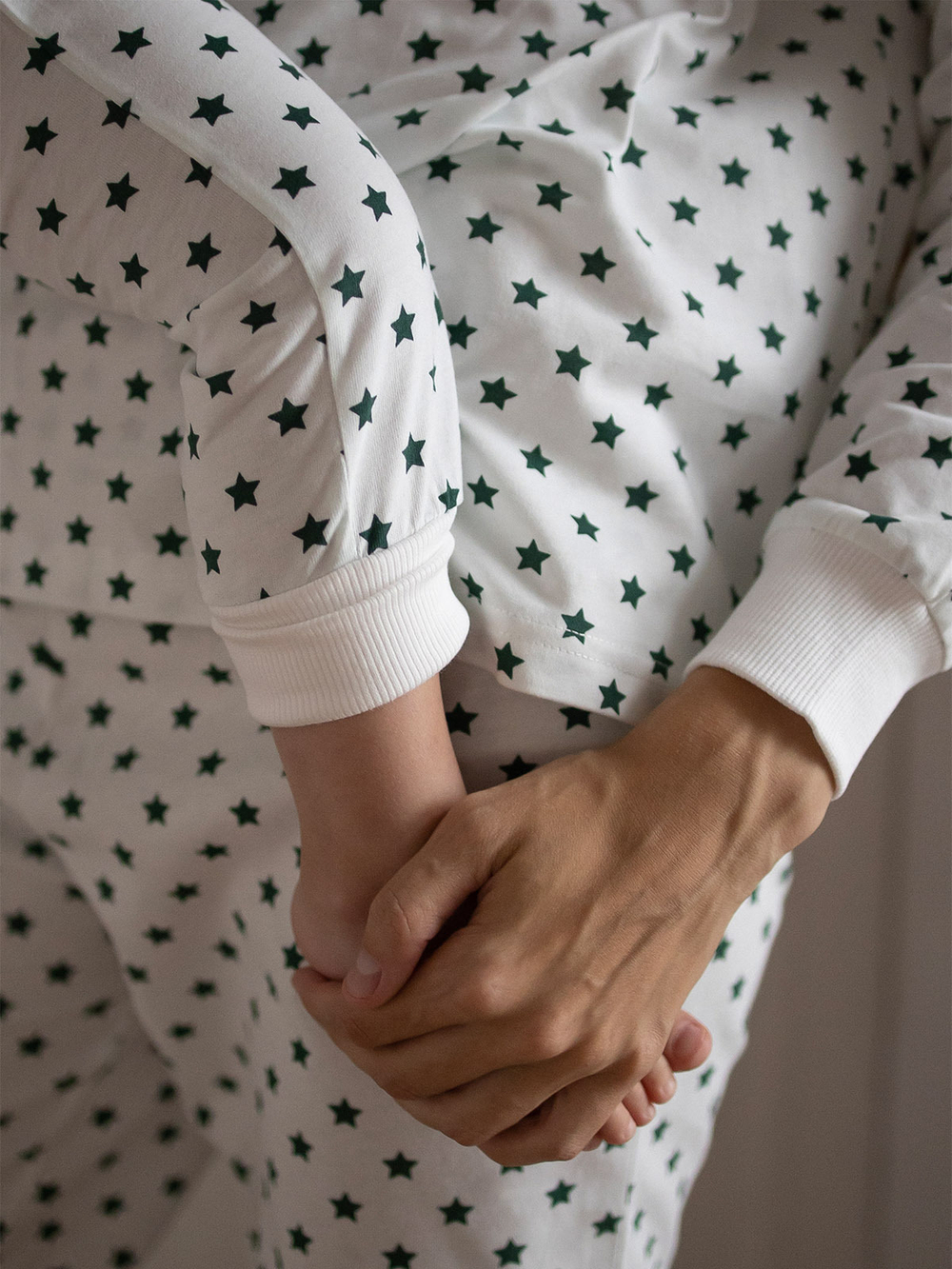 Пижама женская Mjölk Green Stars