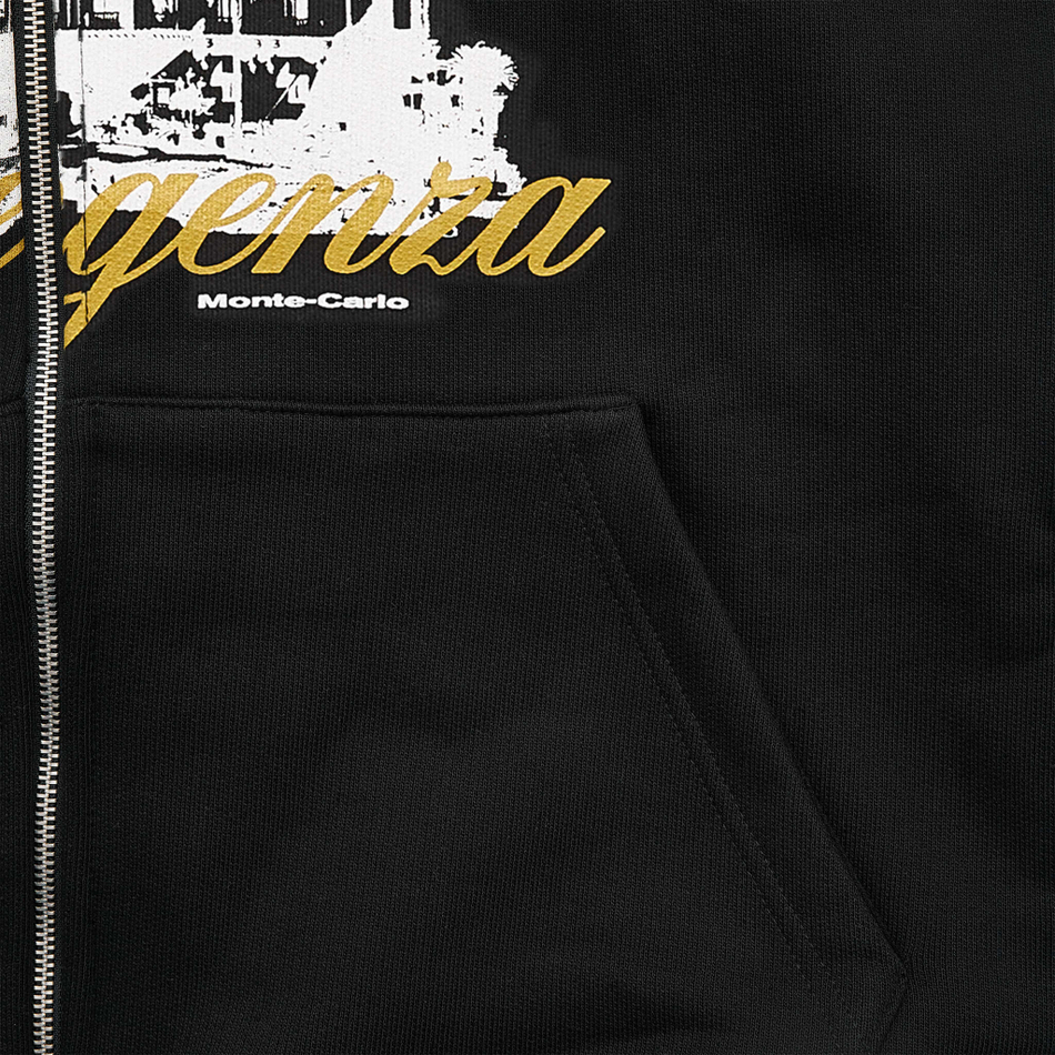 CASINO ZIP-UP HOODIE OVERSIZED