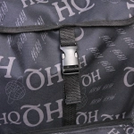 Тележка хозяйственная с сумкой (100*40*35см, колеса 21см,грузоподъемность до50 кг) HQ черная