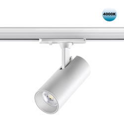 359152 PORT NT23 238 белый Светильник трековый однофазный трехжильный IP20 LED 15W 220V 4000К 1440Лм SELENE