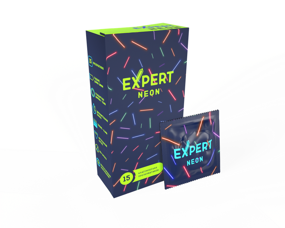 Презервативы Expert Neon 15 шт 9458ex